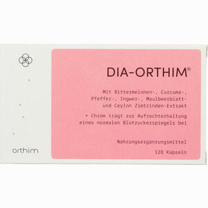 Dia- Orthim Kapseln 120 Stück - ab 32,90 €