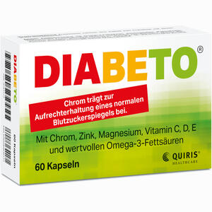 Diabeto Kapseln 60 Stück - ab 15,08 €