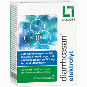 Diarrhoesan Elektrolyt Portionsbeutel  10 Stück