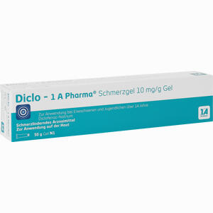 Diclo - 1 A Pharma Schmerzgel 10 Mg/G Gel 50 g - ab 0,00 &euro;