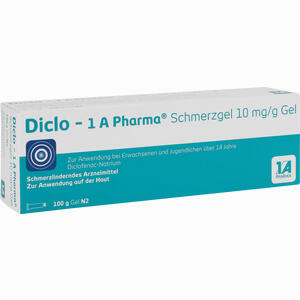 Diclo - 1 A Pharma Schmerzgel 10 Mg/G Gel 100 g - ab 2,73 €