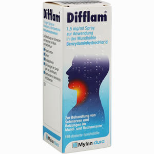 Difflam 1.5 Mg/ml Spray zur Anwendung in der Mundhöhle  30 ml - ab 5,36 €