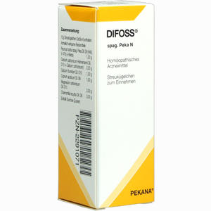 Difoss Spag. Peka N Globuli 10 g - ab 6,99 €