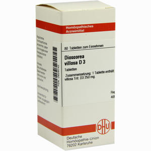 Dioscorea Villos D3 Tabletten 80 Stück - ab 0,00 &euro;