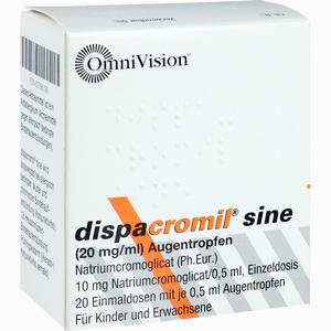 Dispacromil Sine Edp Augentropfen 20 x 0.5 ml - ab 0,00 &euro;