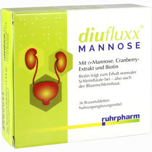 Diufluxx Mannose Brausetabletten 36 Stück - ab 19,84 €