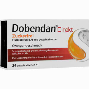 Dobendan Direkt zuckerfrei Flurbiprofen 8.75mg Lutschtabletten 24 Stück - ab 7,19 €