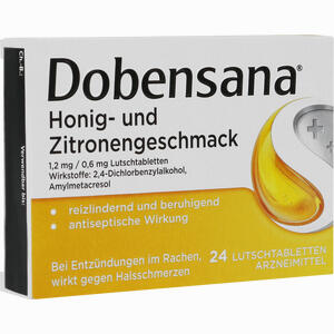 Dobensana Honig- und Zitronengeschmack 1.2mg Lutschtabletten 24 Stück - ab 4,13 €