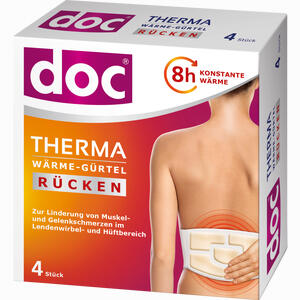 Doc Therma Wärme- Gürtel Rücken 4 Stück - ab 14,91 €