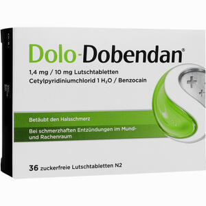 Dolo- Dobendan 1.4mg/10 Mg Lutschtabletten  36 Stück - ab 7,90 €