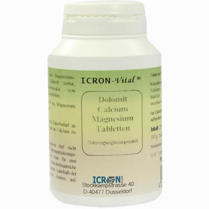 Dolomit Calcium Magnesium Tabletten Icron Vital  250 Stück - ab 9,87 €