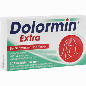 Dolormin Extra Filmtabletten 20 Stück - ab 6,03 €