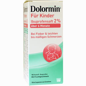 Dolormin für Kinder Ibuprofensaft 2% Suspension 100 ml - ab 0,00 &euro;
