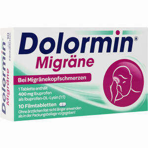 Dolormin Migräne Filmtabletten 10 Stück - ab 4,10 €