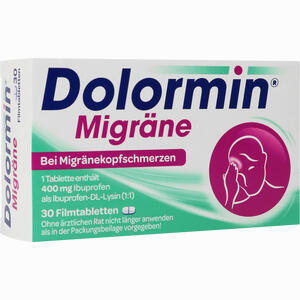 Dolormin Migräne Filmtabletten 30 Stück