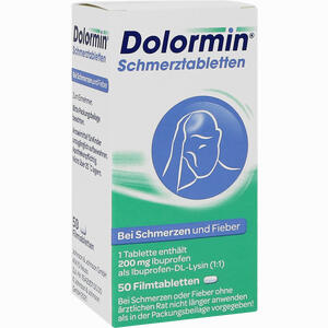 Dolormin Schmerztabletten Filmtabletten 50 Stück - ab 8,85 €
