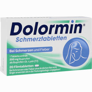 Dolormin Schmerztabletten Filmtabletten 20 Stück - ab 4,56 €