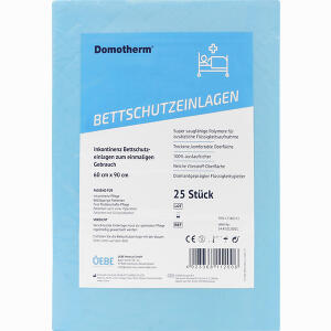 Domotherm Bettschutzeinlagen 60cm X 90cm 25 Stück - ab 6,60 &euro;