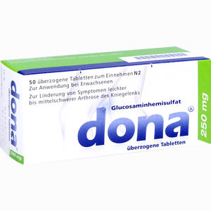 Dona 250 überzogene Tabletten  50 Stück - ab 13,75 €