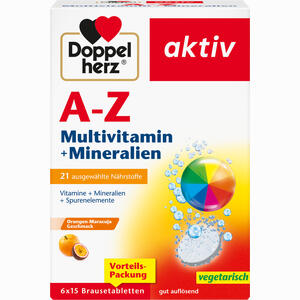 Doppelherz A- Z Multivitamin + Mineralien 6 x 15 Stück - ab 14,57 &euro;