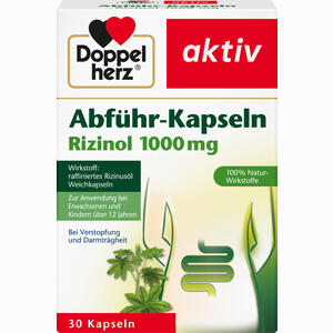 Doppelherz Abführ- Kapseln Rizinol 1000mg  30 Stück - ab 2,61 €