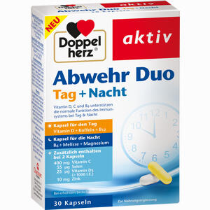 Doppelherz Abwehr Duo Tag + Nacht Kapseln 30 Stück - ab 0,00 €