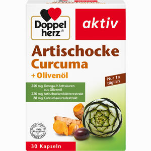 Doppelherz Artischocke + Olivenöl + Curcuma Kapseln 30 Stück - ab 3,70 €