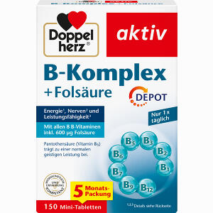 Doppelherz B- Komplex+ Folsäure 150 Stück - ab 9,64 &euro;