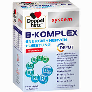 Doppelherz B- Komplex System Tabletten 120 Stück - ab 19,40 &euro;