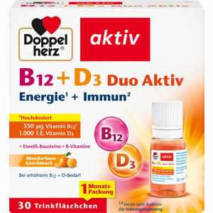 Doppelherz B12 + D3 Duo Aktiv 30 Stück - ab 21,49 €