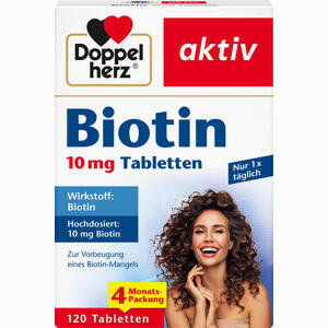 Doppelherz Biotin 10 Mg 120 Stück - ab 13,82 €