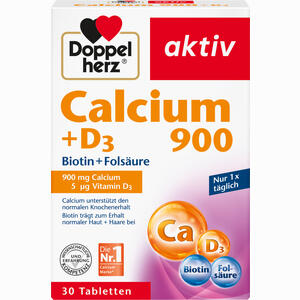 Doppelherz Calcium 900 + D3 Tabletten 30 Stück - ab 3,77 €