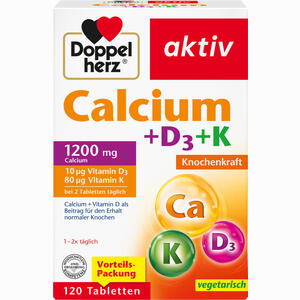 Doppelherz Calcium + D3 + K Tabletten  120 Stück - ab 11,35 €