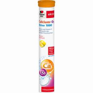 Doppelherz Calcium + D3 Osteo 1000 Brausetabletten 15 Stück - ab 2,35 €