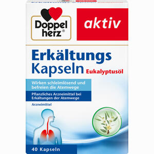 Doppelherz Erkältungs Kapseln Eukalyptus Weichkapseln 40 Stück - ab 3,69 €