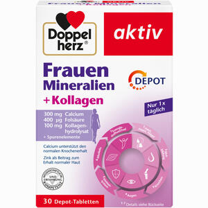 Doppelherz Frauen Mineralien + Kollagen Depot Tabletten  30 Stück - ab 3,05 €