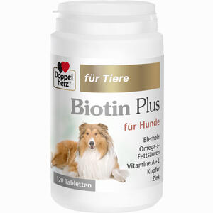 Doppelherz für Tiere Biotin Plus für Hunde 120 Stück - ab 12,10 €