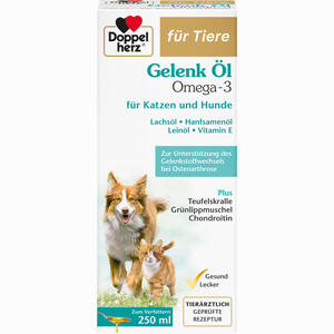 Doppelherz für Tiere Gelenk Öl für Katzen + Hunde 250 ml - ab 12,11 €