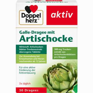 Doppelherz Galle- Dragee mit Artischocke Tabletten 50 Stück - ab 3,96 €