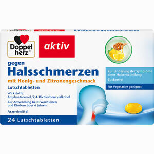 Doppelherz gegen Halsschmerzen Lutschtabletten 24 Stück - ab 3,86 €