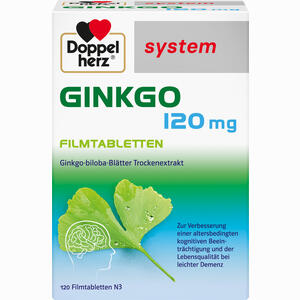 Doppelherz Ginkgo 120 Mg System Filmtabletten 120 Stück - ab 0,00 &euro;