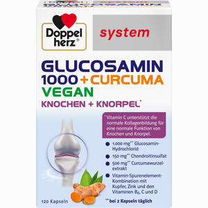 Doppelherz Glucosamin 1000 + Curcuma Vegan System 120 Stück - ab 25,38 €