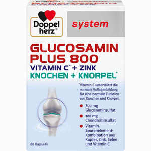 Abbildung von Doppelherz Glucosamin Plus 800 System Kapseln 60 Stück