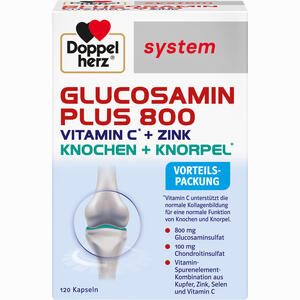 Abbildung von Doppelherz Glucosamin Plus 800 System Kapseln 120 Stück Abbildung von Doppelherz Glucosamin Plus 800 System Kapseln 120 Stück