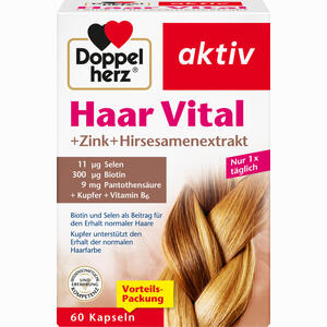 Doppelherz Haar Vital + Zink + Hirse 60 Stück - ab 5,89 &euro;