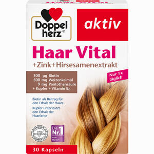 Doppelherz Haar Vital + Zink + Hirseextrakt Kapseln 30 Stück - ab 0,00 &euro;