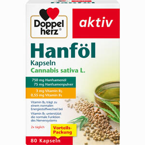 Doppelherz Hanföl Kapseln 80 Stück - ab 0,00 &euro;