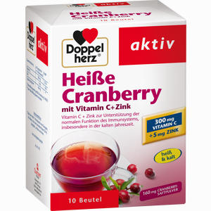 Doppelherz Heiße Cranberry mit Vitamin C + Zink Granulat 10 Stück - ab 2,67 €