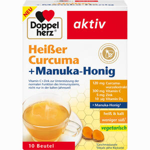 Doppelherz Heißer Curcuma + Manuka- Honig 10 Stück - ab 3,99 €