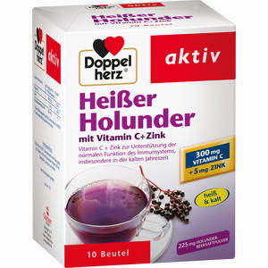 Doppelherz Heißer Holunder mit Vitamin C + Zink Granulat 10 Stück - ab 2,61 €